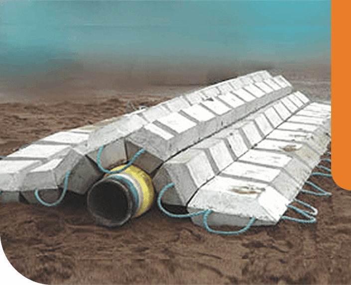 Scour Protection Blocks Subsea Concrete Mattresses for Scour & Cable Protection | SPS Licensed