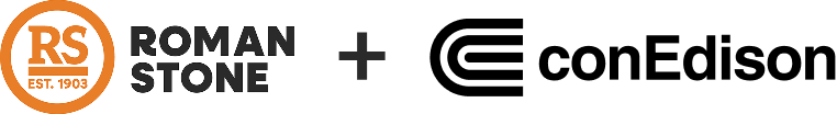 Roman Stone | Roman and con edison logo