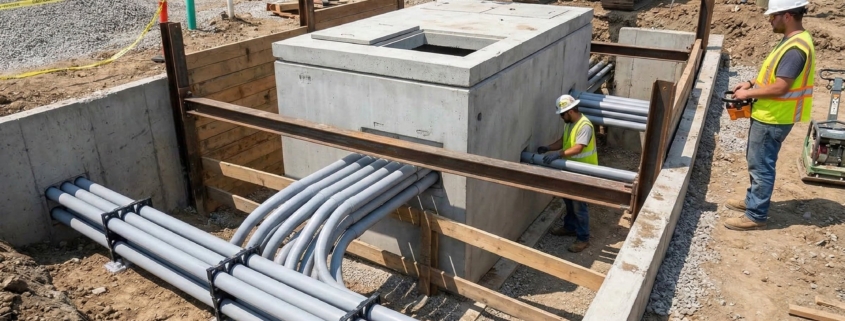 precast concrete vaults