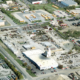 Aerial view of Roman Stone precast manufacturing facility and concrete production operations